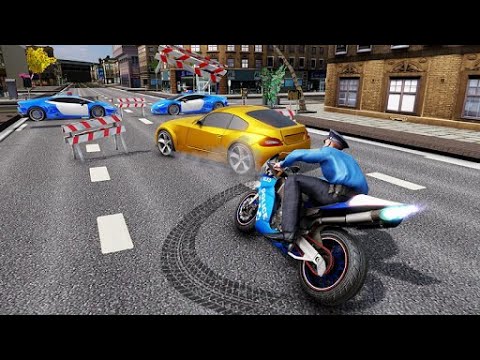 Us Police Bike Gangster Chase Simulator  - Android Gameplay # 4