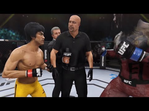 Bruce Lee vs. Dark Lord (EA Sports UFC 3) - Crazy UFC 👊🤪