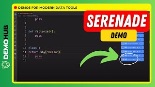 Serenade.ai Demo // Code with voice in Visual Studio Code (VSCode) | Demohub.dev
