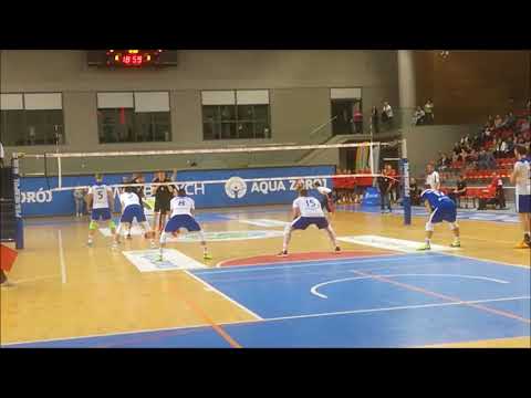 MKS Aqua Zdrój - AGH Kraków - I liga siatkówki - 1 kolejka