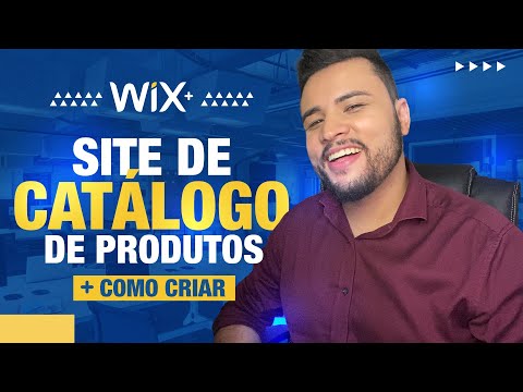COMO CRIAR SITE DE CATÁLOGO DE PRODUTOS SEM LOJA VIRTUAL WIX