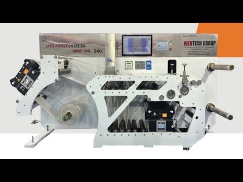 High speed label inspection machine