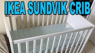 Assembling an IKEA SUNDVIK Crib in 23 minutes! (Time Lapse) -  Unboxing and Review - Clueless Dad
