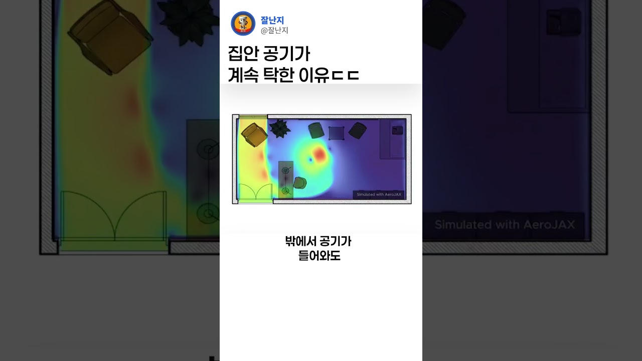 [AI 서비스 인기영상] 집안공기가 탁한이유ㄷㄷ