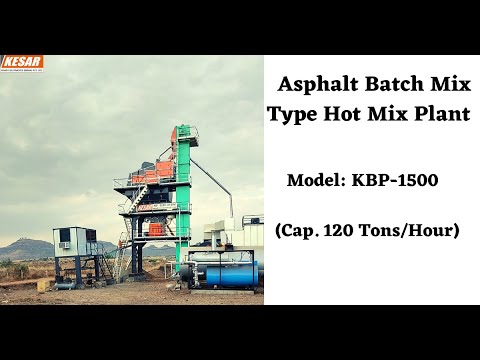 Road Construction Asphalt Batch Mix Plant