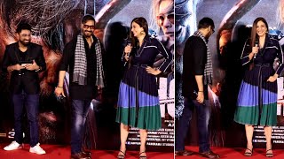 Tabu ने उड़ाया Ajay Devgan का जम के मज़ाक😛 Tabu Mimicry Of Ajay Devgan As Director Of Bhola Movie