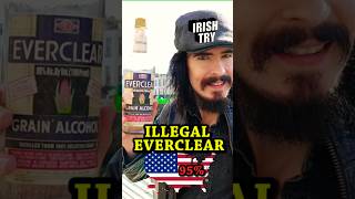 Irish People Try ILLEGAL American Everclear Alcohol First Time @LeatherJacketGuy #Shorts