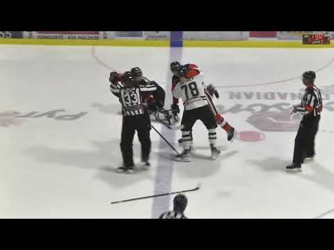 Mêlée (Joey Ratelle - Gabriel Lemieux & Alexandre Picard - Danick Gauthier) - 28-10-22
