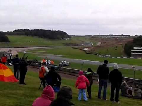 FIA GT1 Donington Park Race 2 Melhnof Lap 1 Crash