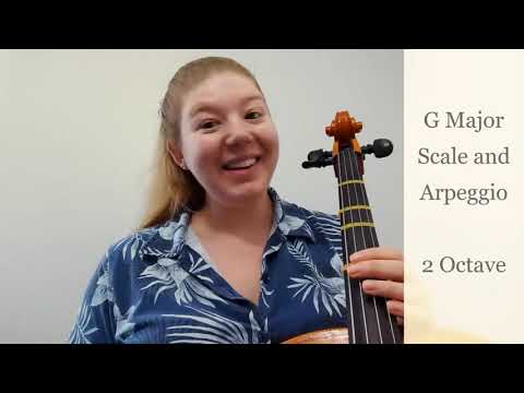 Cello | G Major Scale and Arpeggio - 2 Octave