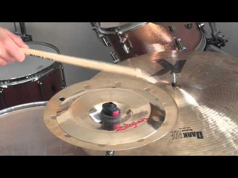 Avedis Zildjian Stack Test 10" A-custom 10" K-custom EFX O-zone splash Crash 10" Spir