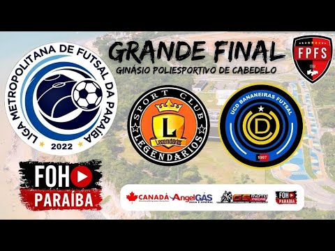 FINAL DA LIGA METROPOLITANA DE FUTSAL DA PARAÍBA 2022.