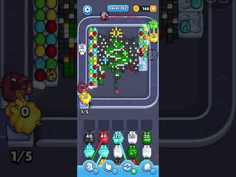 Pixel Flow Level 182 Walkthrough