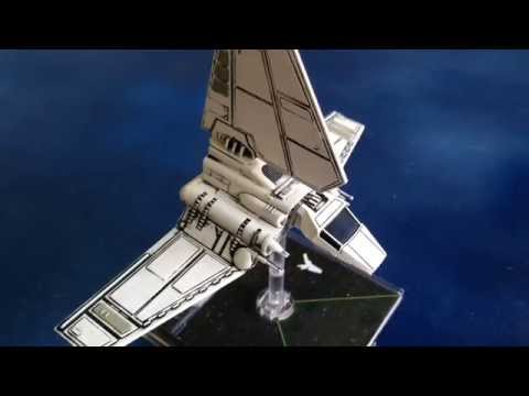 The Cardboard Dungeon: X-Wing Ship Review - Lambda-Class Shuttle