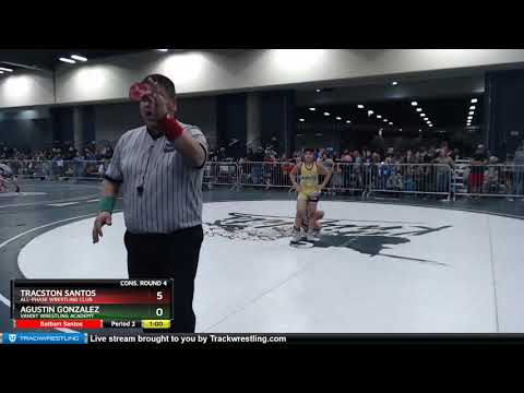 Middle School 92 Tracston Santos All-Phase Wrestling Club Vs Agustin Gonzalez Vandit Wrestling Aca