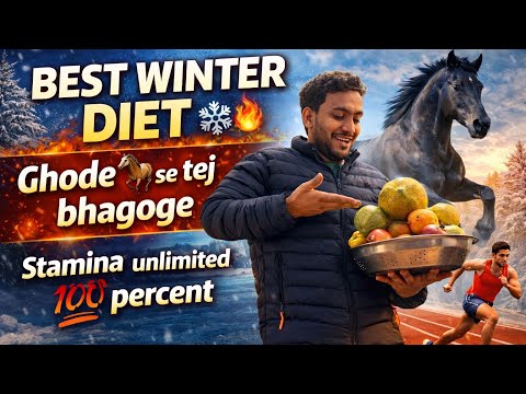 Winter Desi Diet for Runners 🥶🔥 | 7 Din Mein Running Speed Double!