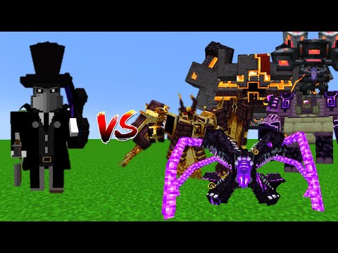Insane Enderman Showdown! Vanilla  vs. Cataclysm - Minecraft Mob Battle