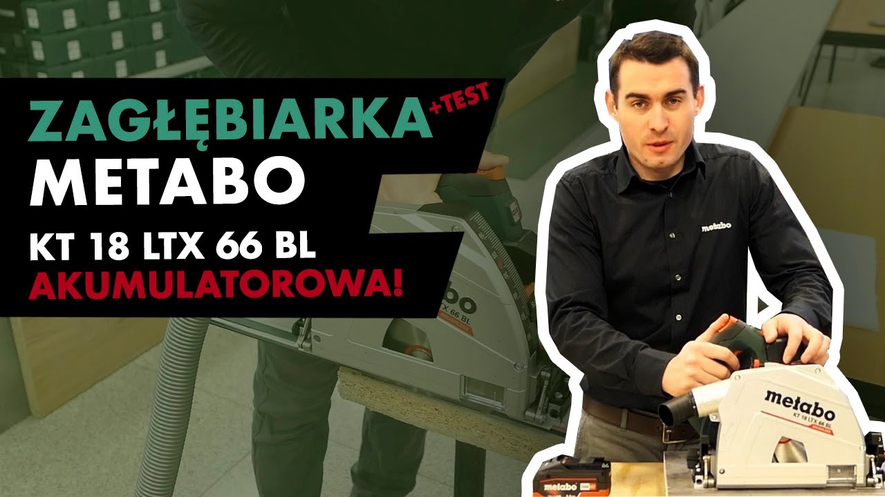Ręczna Pilarka Tarczowa - Zagłębiarka Metabo KT 18 LTX 66 BL + Test wydajności!
