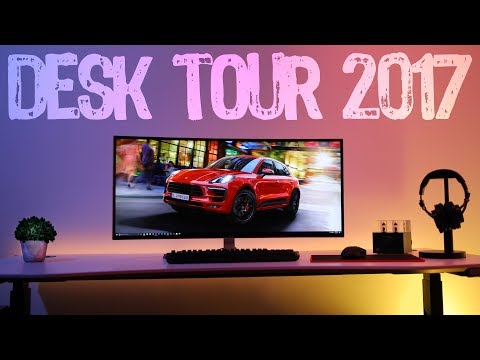 DESK SETUP TOUR 2017