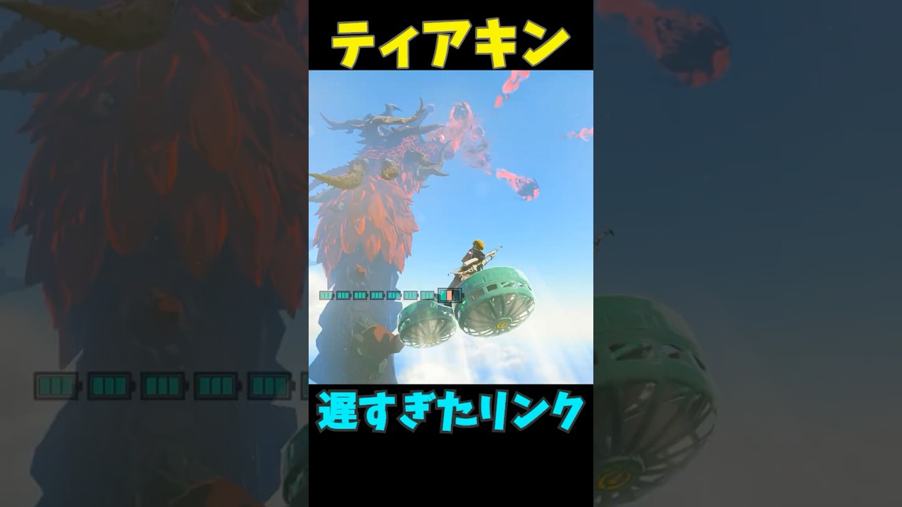 【ティアキン】　遅すぎたリンク編 #ゼルダの伝説 #zelda #ゼルダの伝説ブレスオブワイルド #ゼルダの伝説ティアーズオブザキングダム