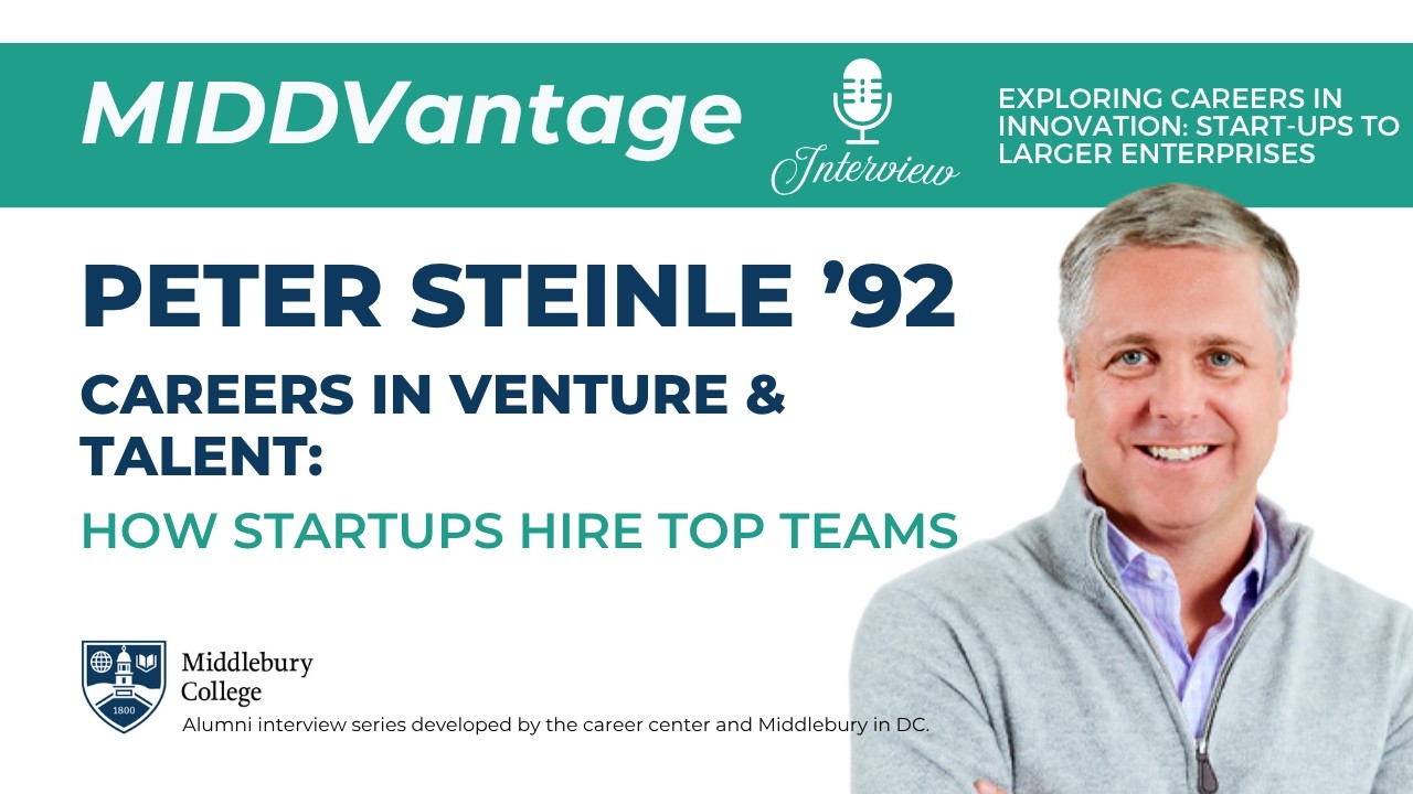 Careers in Venture & Talent: How Startups Hire Top Teams | MIDDVantage video thumbnail