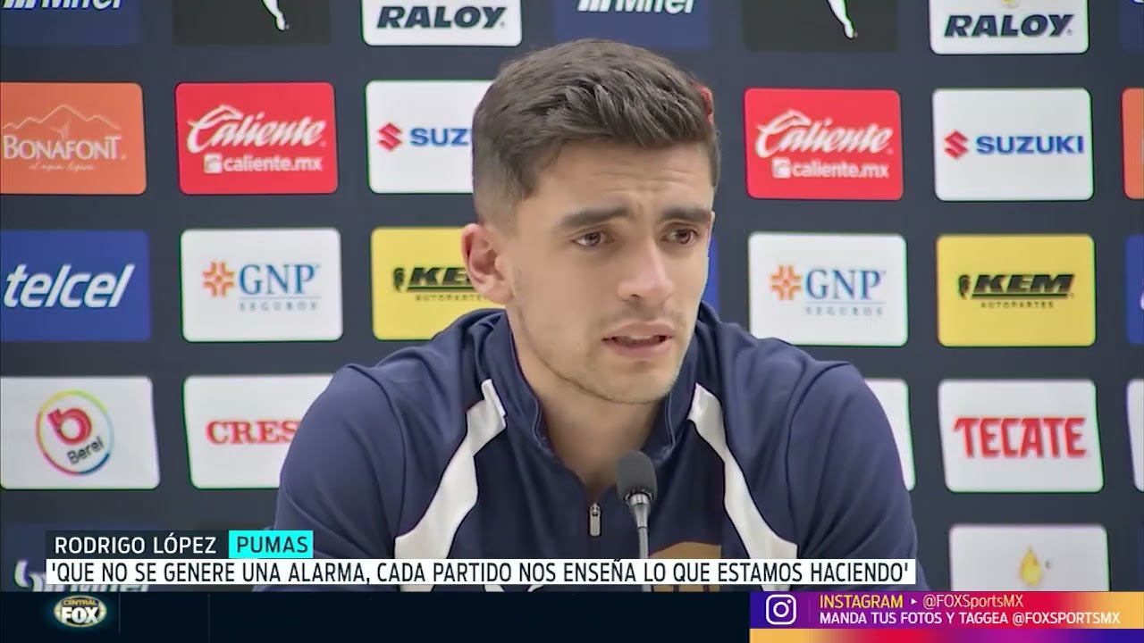 "PUMAS está SIENDO el EQUIPO que QUIERE SER, uno CON GARRA E IDENTIDAD": RODRIGO LÓPEZ