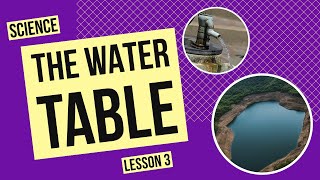 All About the Water Table