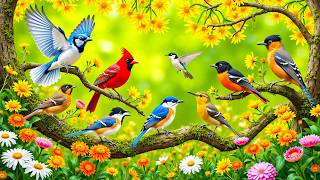 🌸 Relaxing Piano & Birdsongs | Beautiful Flower Garden for Peaceful Sleep & Tranquility