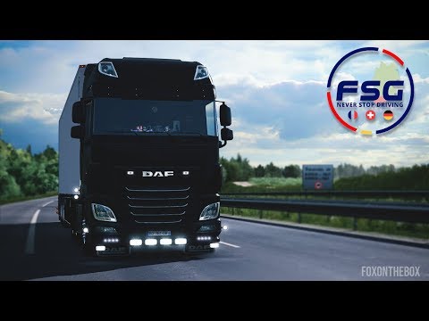 FSG Alsace v1.0 - France Switzerland Germany Map 1:1 Scale | Euro Truck Simulator 2 Mod