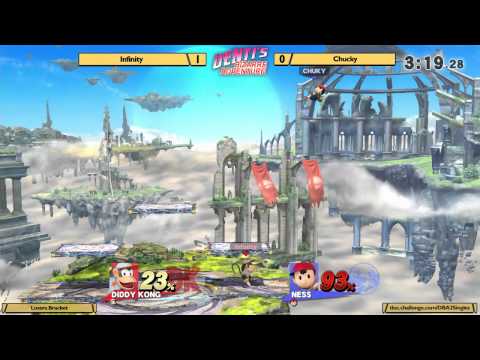 DBA2 Smash Wii U - Infinity (Diddy) vs Chuky (Ness) - Losers Bracket