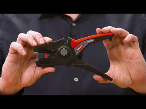 Replės laidų nuizoliavimui KNIPEX PreciStrip 16 video