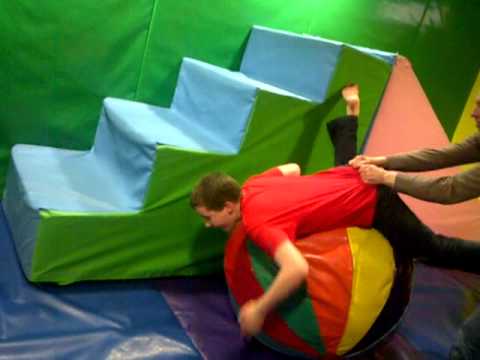 Ewan at soft play at Challengers Centre in Guildford