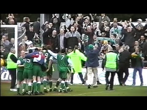 Injury time Patmore goal in 4-3 thriller keeps Conference title hopes alive for Yeovil, 2000/01
