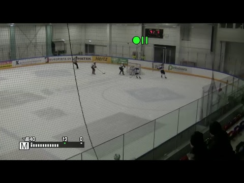 Paka 06 vs K-Laser 06 musta 2.2.2019 ottelu alkaa kohdasta 9:30