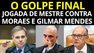 SENSACIONAL! ANDRE MENDONÇA DEU GOLPE FINAL EM MORAES E GILMAR MENDES SOBRE DELAÇÃO BRB E VORCARO