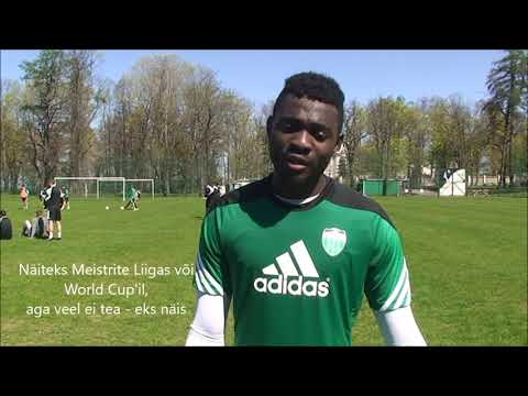 FC Levadia vs Viljandi JK Tulevik - 23th of May 2017: Tabi Manga interview