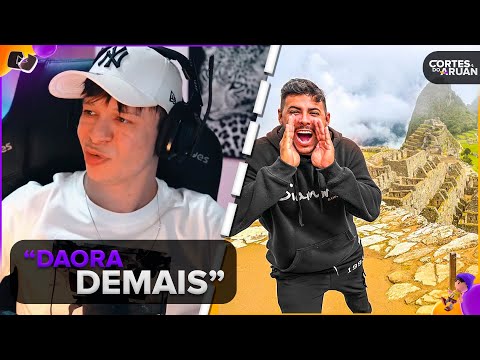 ARUAN REAGE: REALIZEI MEU SONHO - CONHECI MACHU PICCHU 😍❤️ (RENATO GARCIA) - Cortes do Aruan