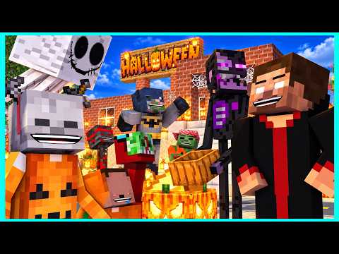 [ Lớp Học Quái Vật ] THỬ THÁCH ĐÊM HALLOWEEN CỦA LỚP HỌC QUÁI VẬT (#Full) | Minecraft Animation
