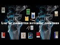 List Of Cigarette Brands Different Country