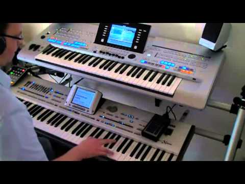 Modjo-Lady (игра на синтезаторе PA2X+Yamaha Tyros 3...)