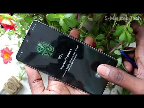 How to add in-display fingerprint in Samsung Galaxy Note 10 Lite