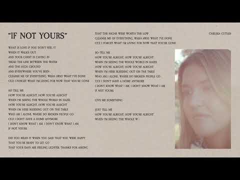 Video thumbnail for If Not Yours