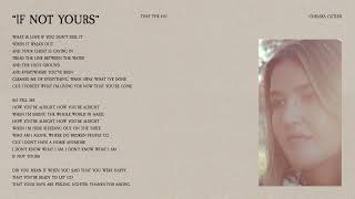 Chelsea Cutler - If Not Yours (Lyric Video)