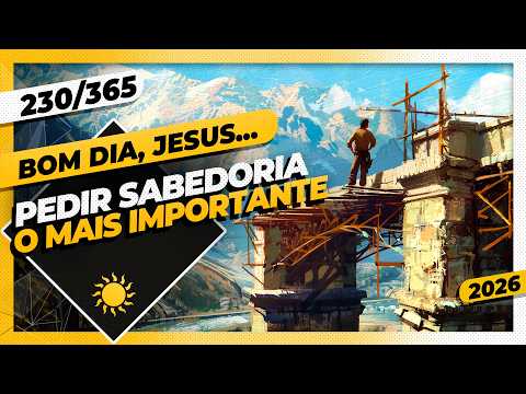 PEDIR SABEDORIA: O MAIS IMPORTANTE – Bom dia, Jesus! 230/365 (2026)