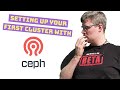 Getting started with ceph storage cluster setup