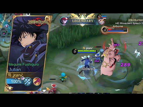 JULIAN SCARY DAMAGE AUTO WIN | JULIAN PERFECT GAMEPLAY - TOP 1 GLOBAL (MOBILE LEGENDS)