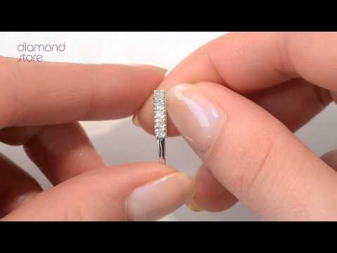 FT32-52XUS - Stunning Chloe Platinum 7 Stone Diamond Eternity Ring 0.30CT G/VS