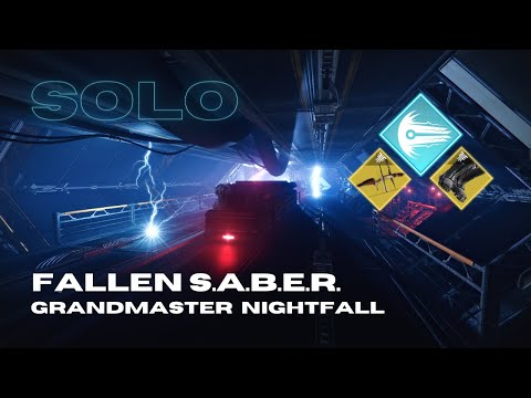 Solo Grandmaster Nightfall "Fallen SABER" - Arc Warlock - Season of the Deep - Destiny 2