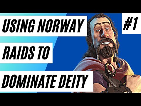 (Civ 6 Deity) INSANE Pillaging Everything Strat As Norway - Dominate Deity With Ease