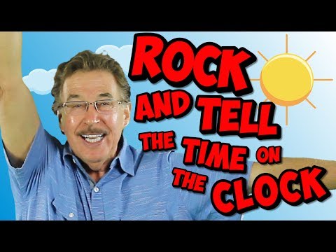 Rock and Tell the Time on the Clock | Analog & Digital Clock Song for Kids | Jack Hartmann